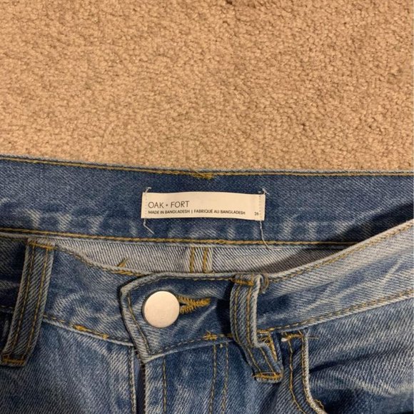 Oak + Fort Jeans - size 26 - Picture 3 of 4